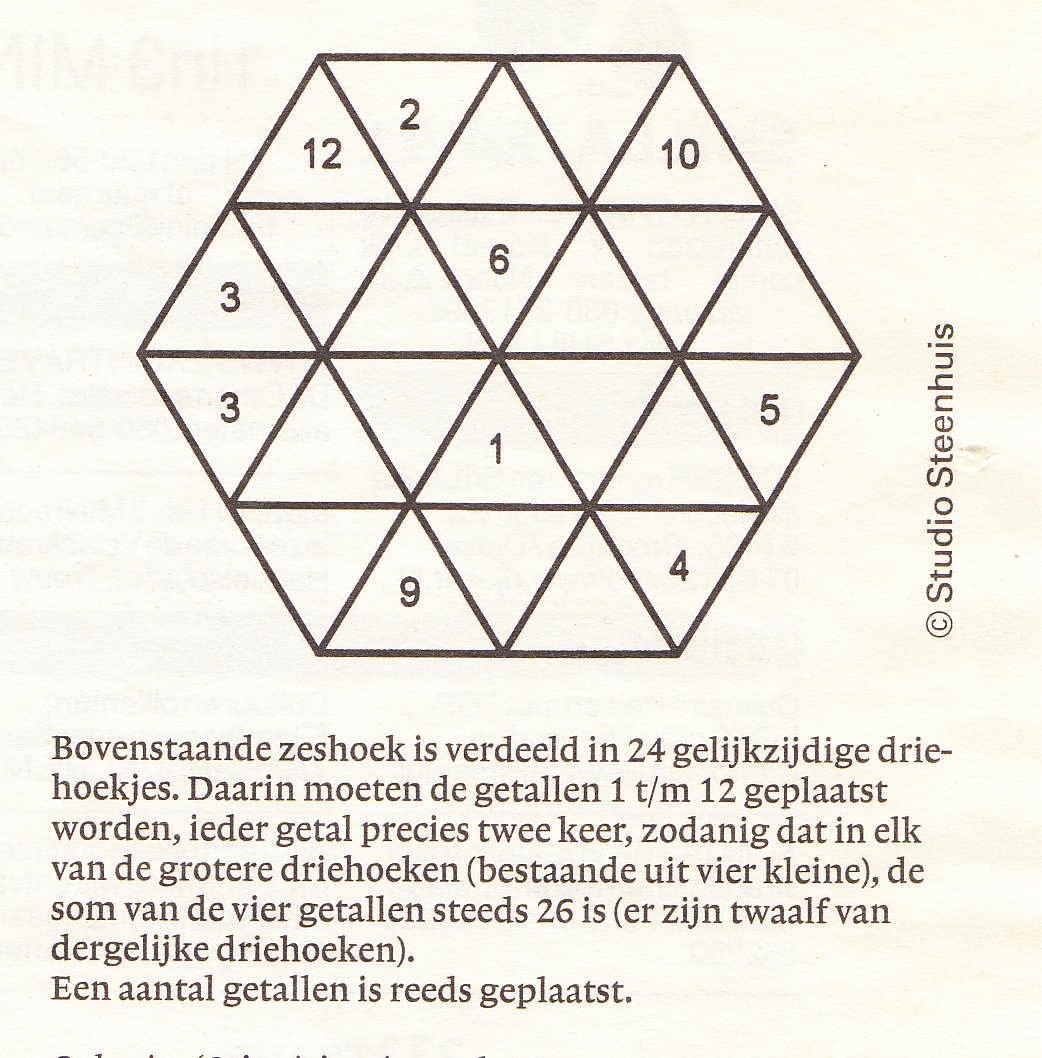 Zeshoekpuzzel