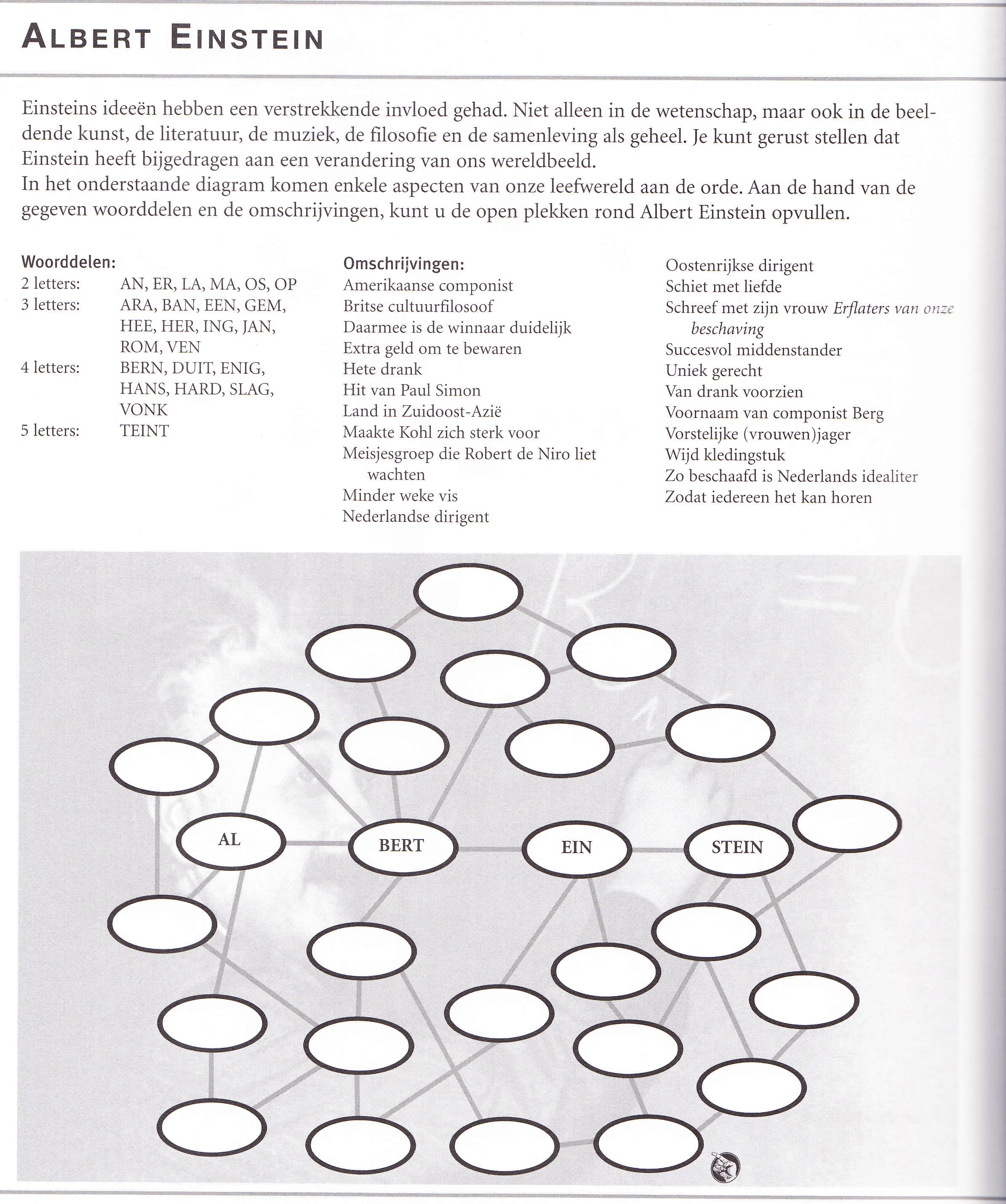 3-4-5 puzzel Albert Einstein van Studio Steenhuis